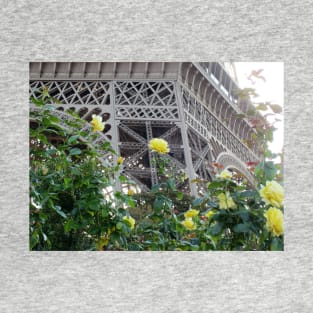 Paris Eiffel Tower Flowers T-Shirt